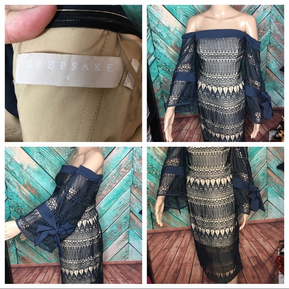 KEEPSAKE The Label Walk On By Lace Midi Dress - Picture 4 of 8